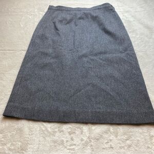 Pendleton Vintage Gray 100% Wool Lined Skirt